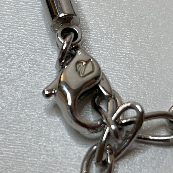 Swarovski Black Crystal Cross Necklace with Leather Strap included - Picture 8 of 11